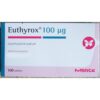 Euthyrox 100mcg (Levothyroxine) 100 pills
