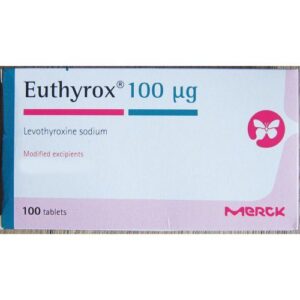 Euthyrox 100mcg (Levothyroxine) 100 pills