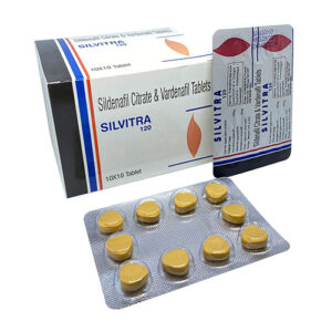 Silvitra 120 mg Sildenafil 100 MG and Vardenafil20 MG