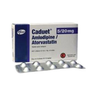 Caduet 5 /20 mg Amlodipine + Atorvastatin