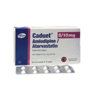 Caduet 5 /10 mg Amlodipine + Atorvastatin