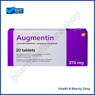 Augmentin 375 mg Amoxicillin and Clavulanic Acid