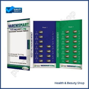 Chantix Starter Kit Varenicline  - Generic Verenismart 0.5 and 1 mg - Healing pharma