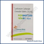 Fosbait 250 mg (Lanthanum Carbonate) - 30-pills