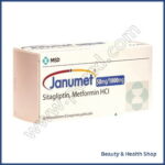 Janumet (Sitagliptin 50 mg/Metformin 1000 mg) - 30-pills