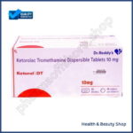 Ketorol 10 mg Tablets (Ketorolac) - 60-pills