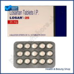 Losar 25 mg (Losartan Potassium) - 60-pills