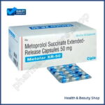 Metolar Xr 50 mg (Metoprolol) - 60-capsules