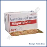 Migarid 10 mg (Flunarizine) - 30-pills