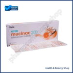 Mucinac 200 mg (Acetylcysteine) - 30-pills
