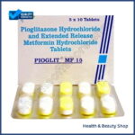 Pioglit Mf 15 (Pioglitazone/Metformin) - 30-pills
