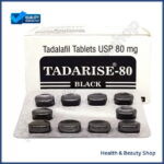 Tadarise Black 80 mg (Tadalafil) - 90-pills